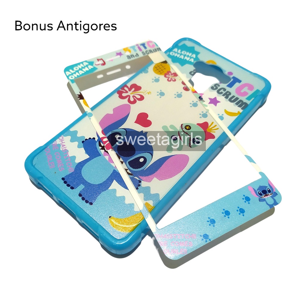 Casing Lucu Xiaomi Redmi 4 Prime AntiCrack dengan Antigores -  Karakter - sweetacase.id - Bisa Bayar Ditempat / COD / Casing Terbaru - Karakter Lucu - Casing Imut - Kesing Hits - Case Gemoy - Kesing - Aesthetic Stitch - Doraemon