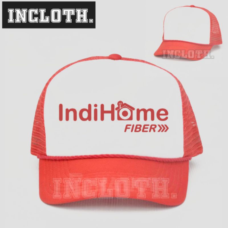 TOPI INDIHOME TRUCKER JARING | TOPI INDIHOME - INCLOTH