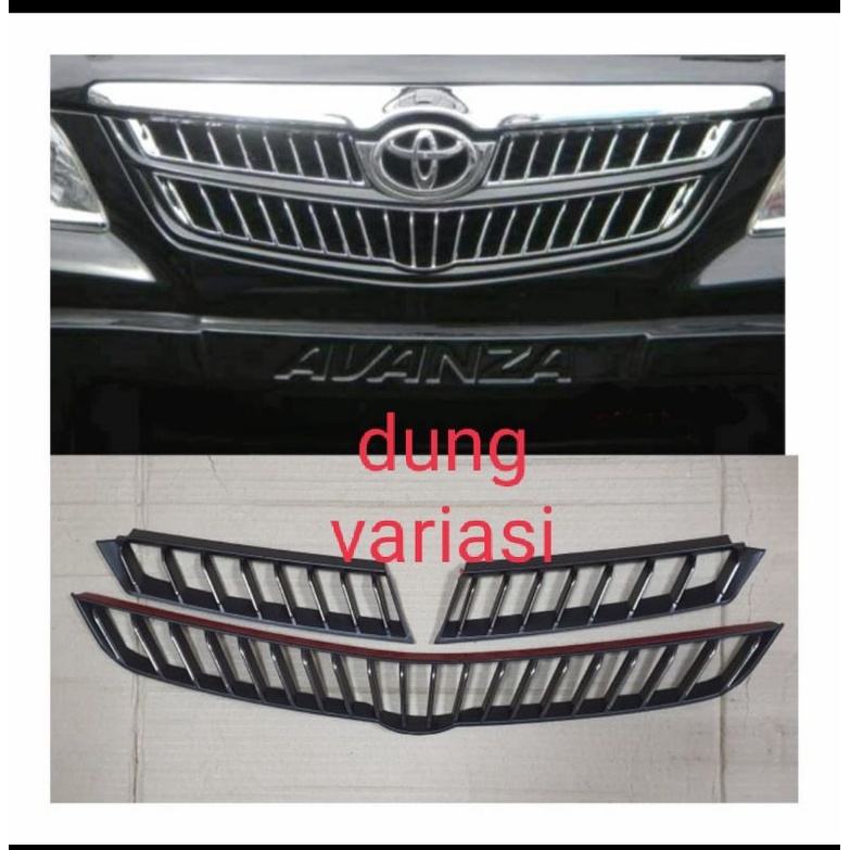 list grill depan Avanza Xenia lama 2005,2007,2009,2011