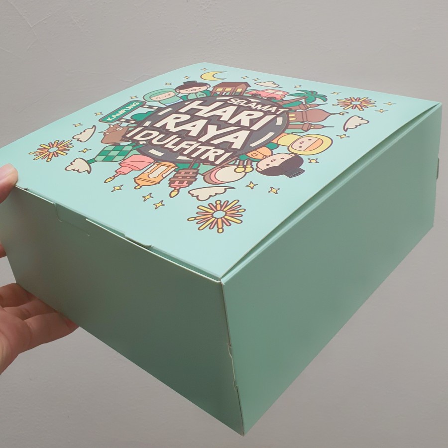 

box 4 toples kuker 250 gr dus cake lebaran box bolu idul fitri hampers eid fitri ukuran 22x22x10 cm parcel cake marmer packaging kue lebaran kardus lapis legit dus brownies kotak dus marble lebaran