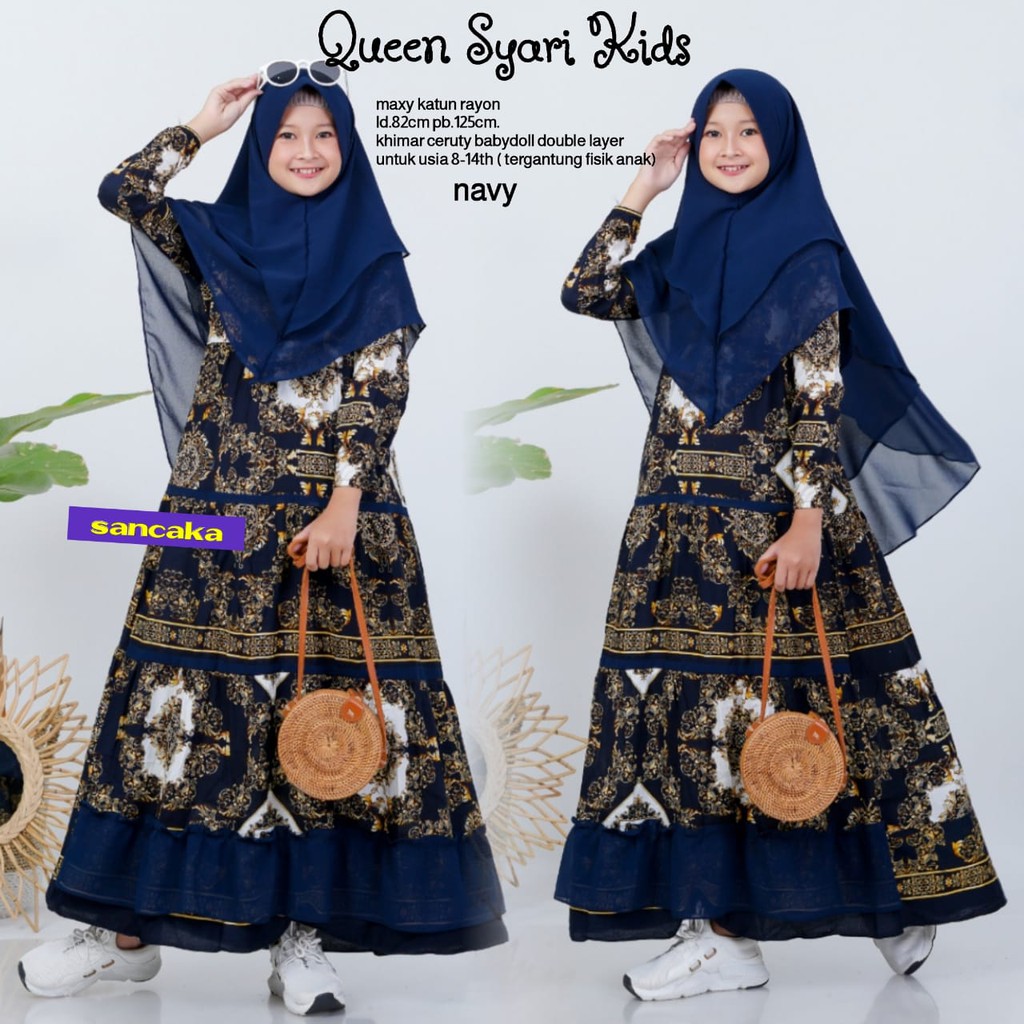 GAMIS ANAK SANCAKA QUEEN SYAR'I 101120