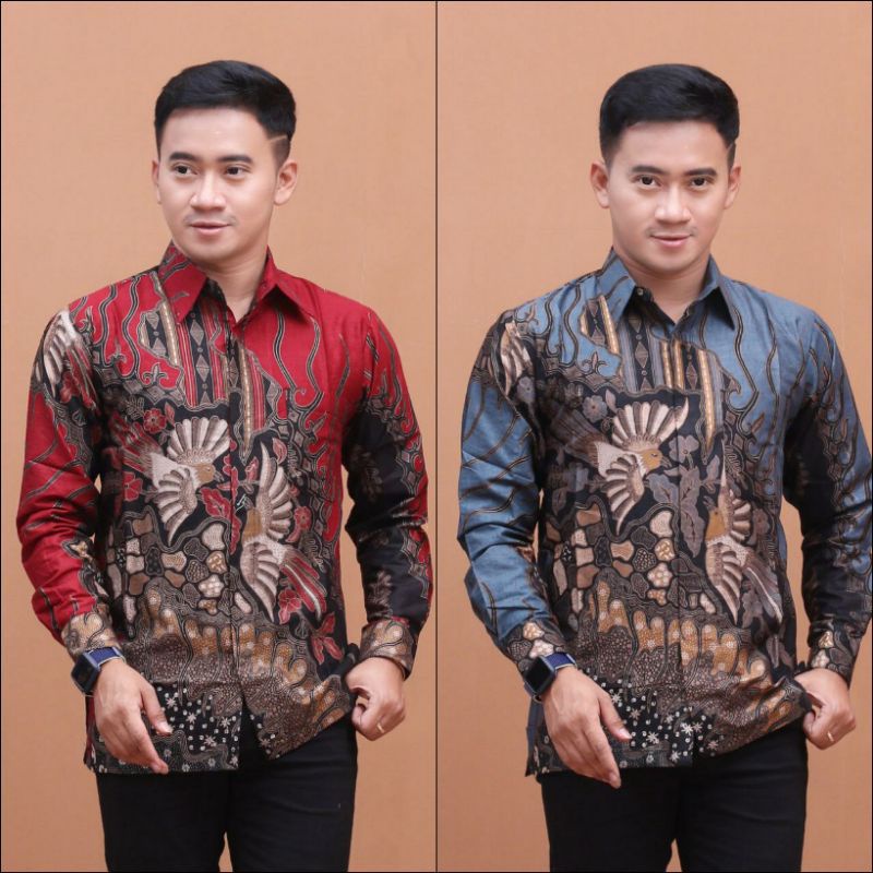 NEW ARRIVAL DISTRO BATIK PRIA BORDIR SOGAN HRB026 BATIKAF NOTOARTO