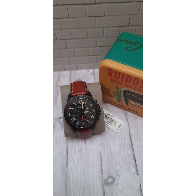 Jam Tangan Pria Fossil FS5241 Grand Chrono Luggage