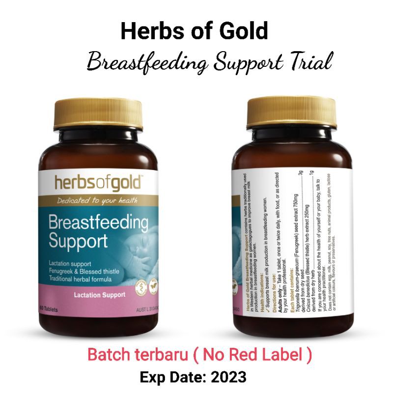 Herbs of Gold Breastfeeding Support - Asi booster