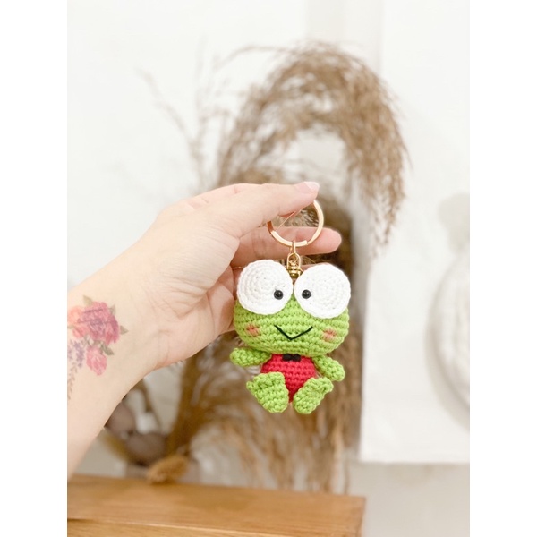 Keroppi Amigurumi - boneka rajut sanrio