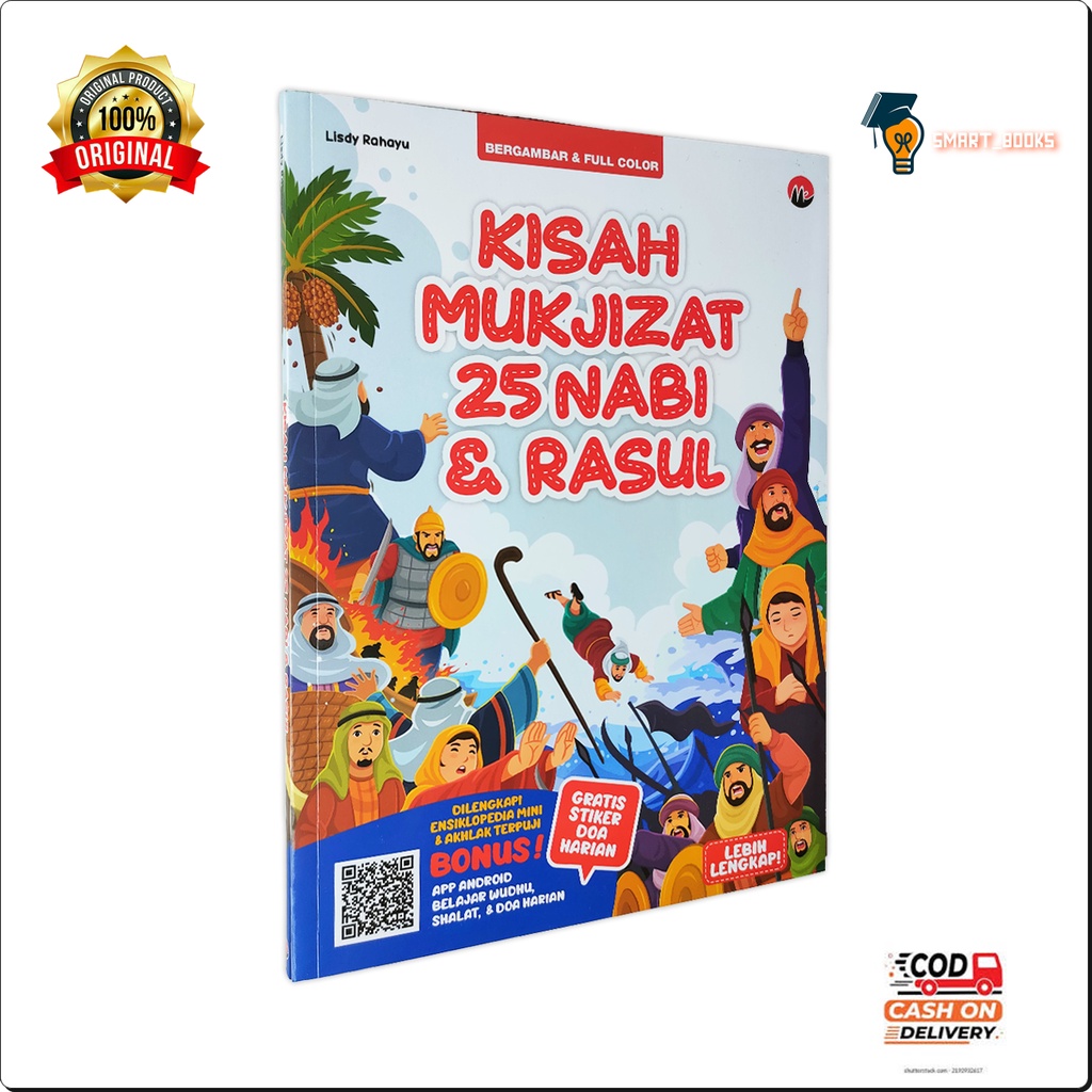 BUKU ANAK ISLAMI - BUKU CERITA NABI - BUKU KISAH NABI - BUKU ANAK -  KISAH MUKJIZAT 25 NABI DAN RASU