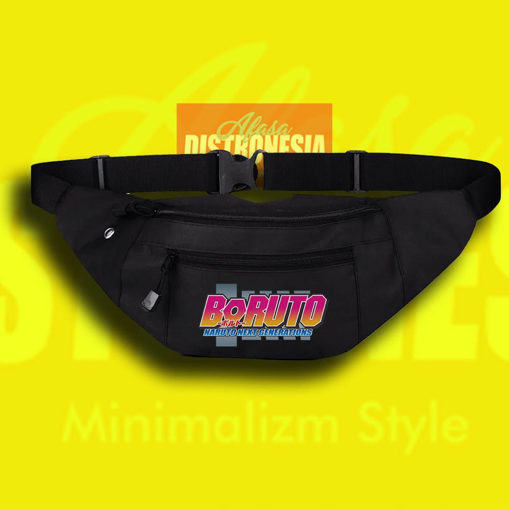 Waistbag Tas Selempang Anime Boruto / Slingbag naruto next generation