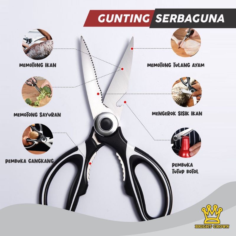 gunting serbaguna gunting dapur multifungsi