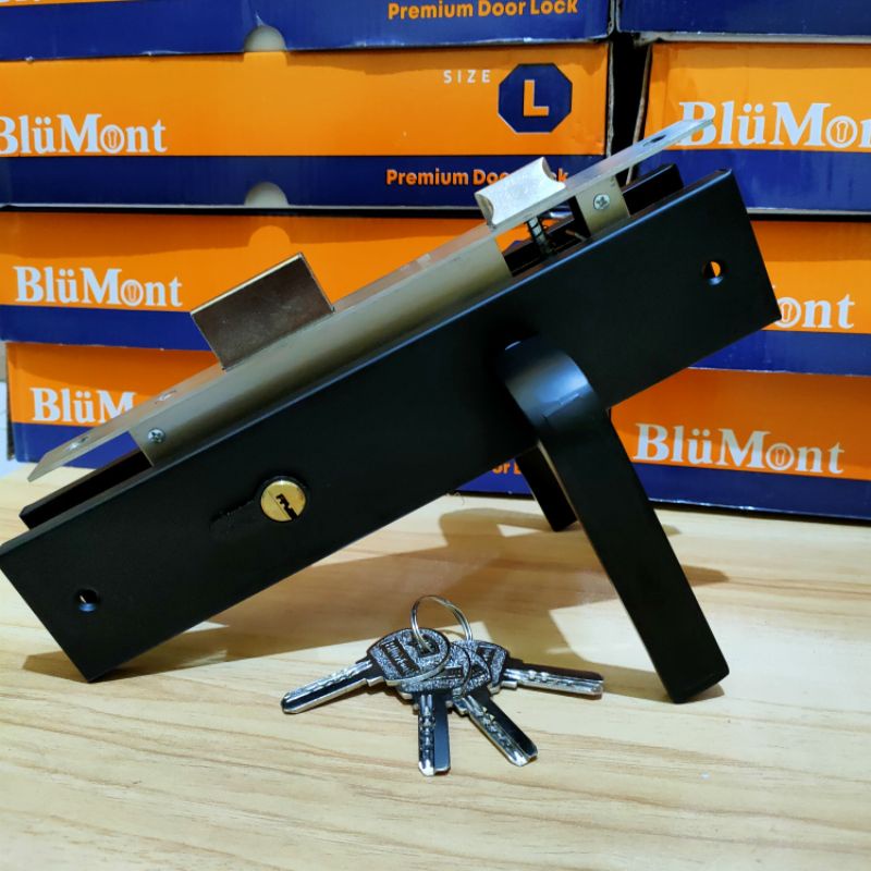 Jual Hendle Kunci Pintu Rumah Kotak Minimalis Ukuran Besar Tebal Full