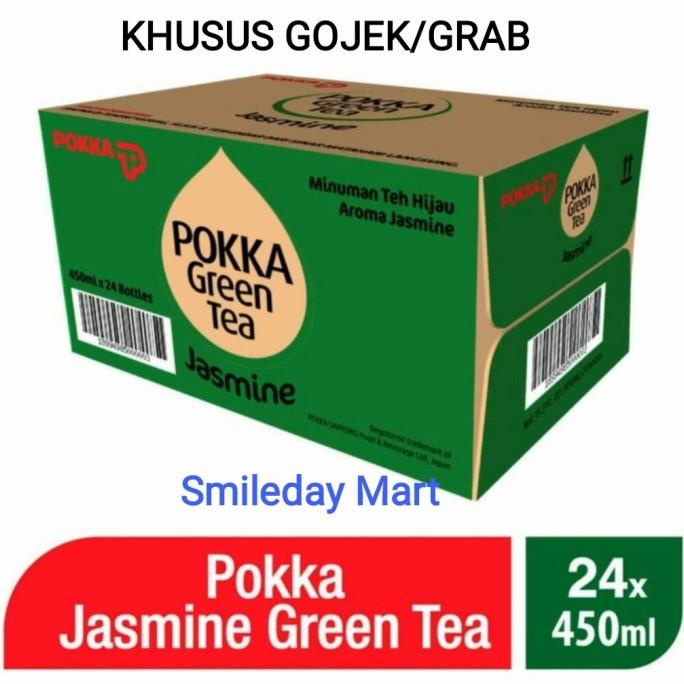 

(BISA COD) Pokka Green Tea Jasmine 450ml | Pokka Teh Hijau 1Dus 24Btl TERBATAS Kode 994