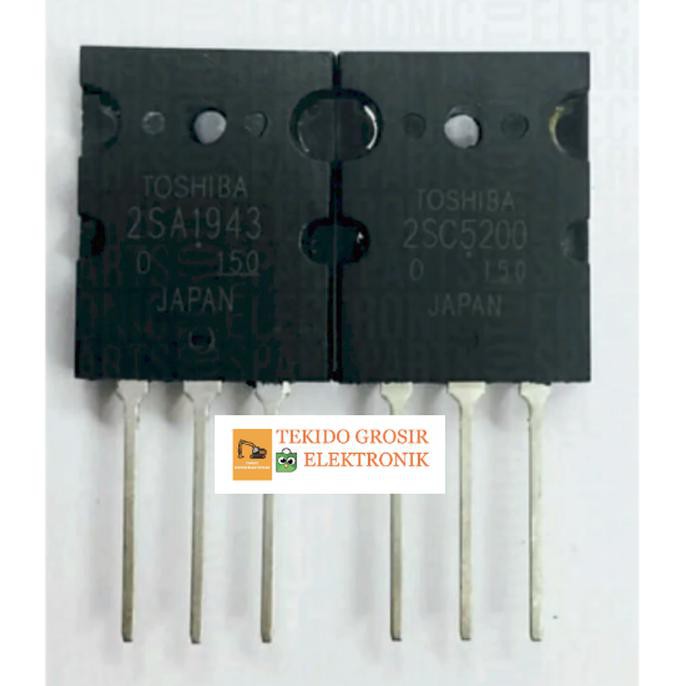 Transistor 1943 5200 SA1943 SC5200 ORI TOSHIBA TOKELE27 Berkualitas