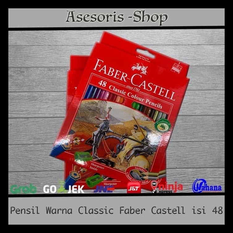 

Pensil Warna Classic Faber Castell Isi 48 Warna Terlaris