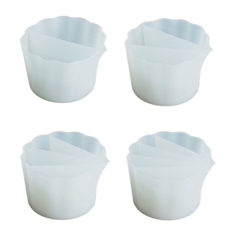 Siy Cup Split Bahan Silikon Reusable 5 Model 2 / 3 / 4 / 5 Chambers