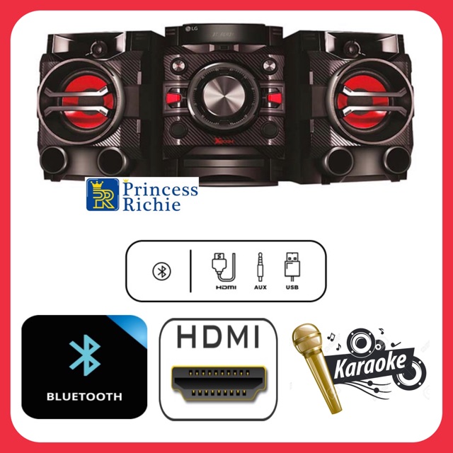 LG Mini compo HiFi DM5360 bluetooth karaoke