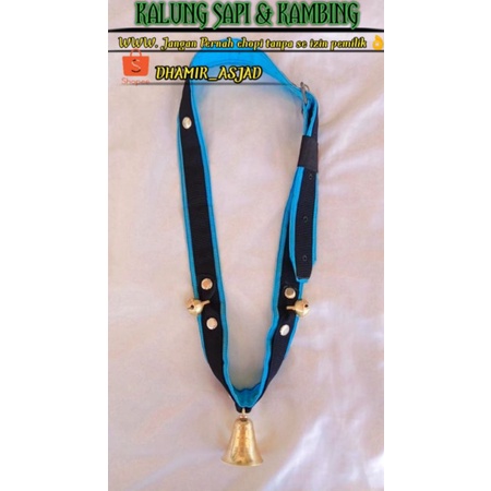 KALUNG SAPI KAMBING + LONCENG KUNINGAN KRINCINGAN BAHAN TEBAL DAN KUAT ( BERKUALITAS )