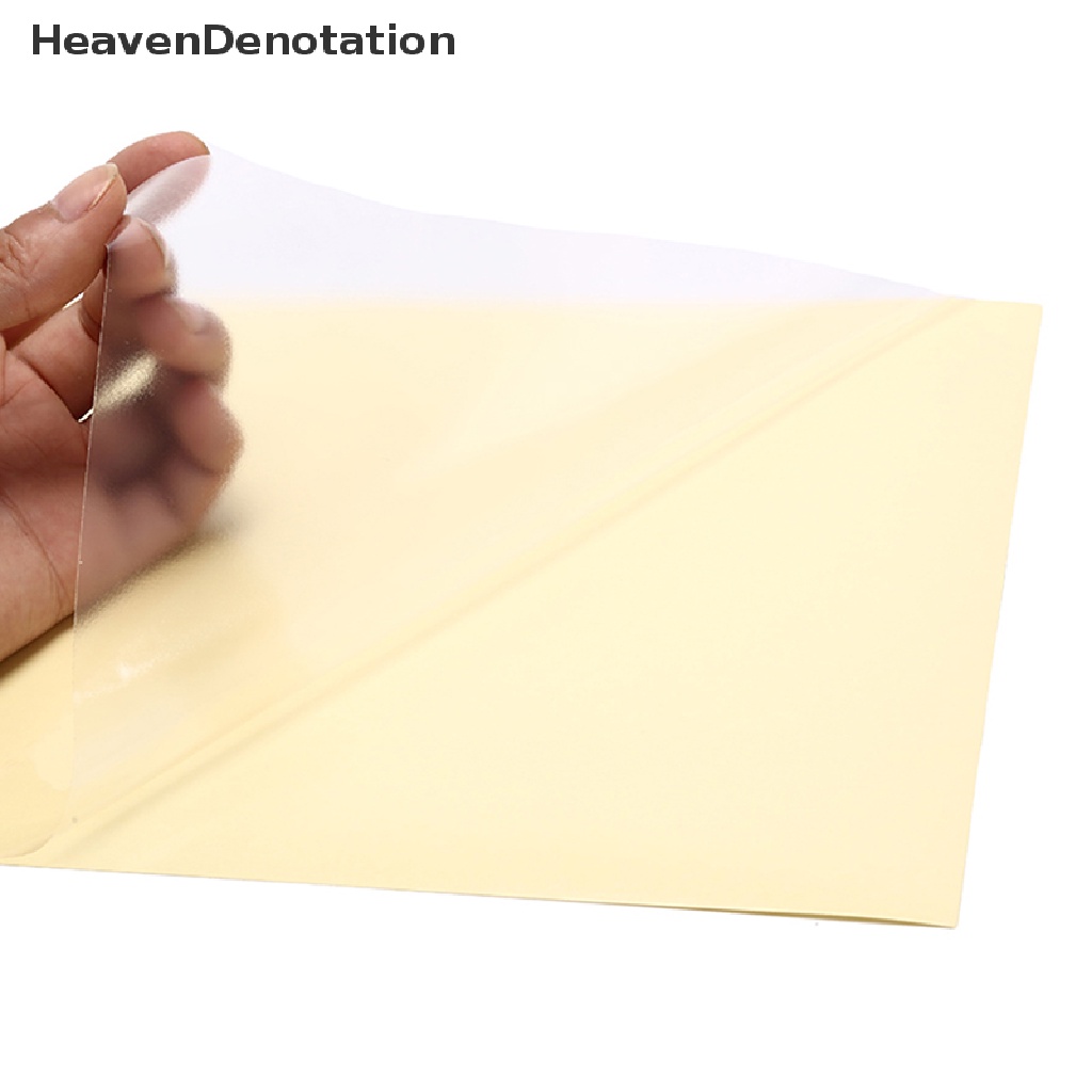 [HeavenDenotation] 10pcs a4 clear transparent film self adhesive sticker paper for laser printer