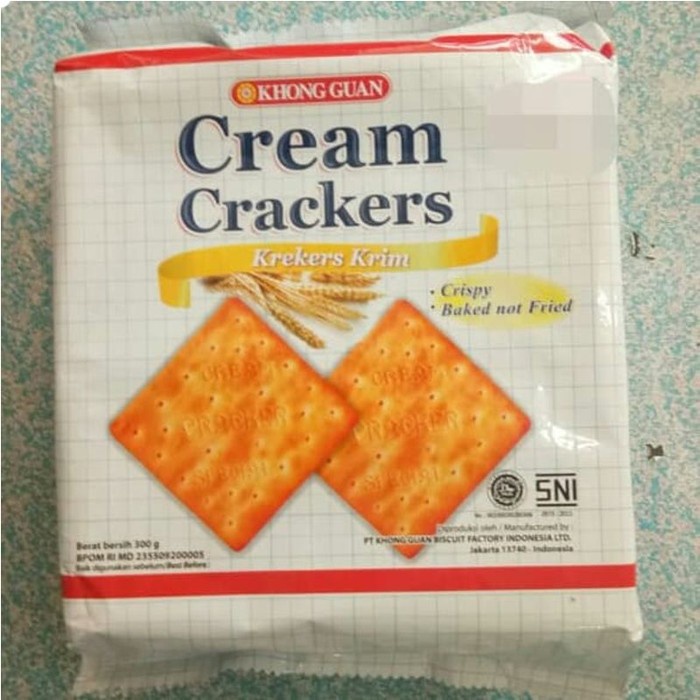 

Khong Guan Cream Crackers Metalic 275Gr