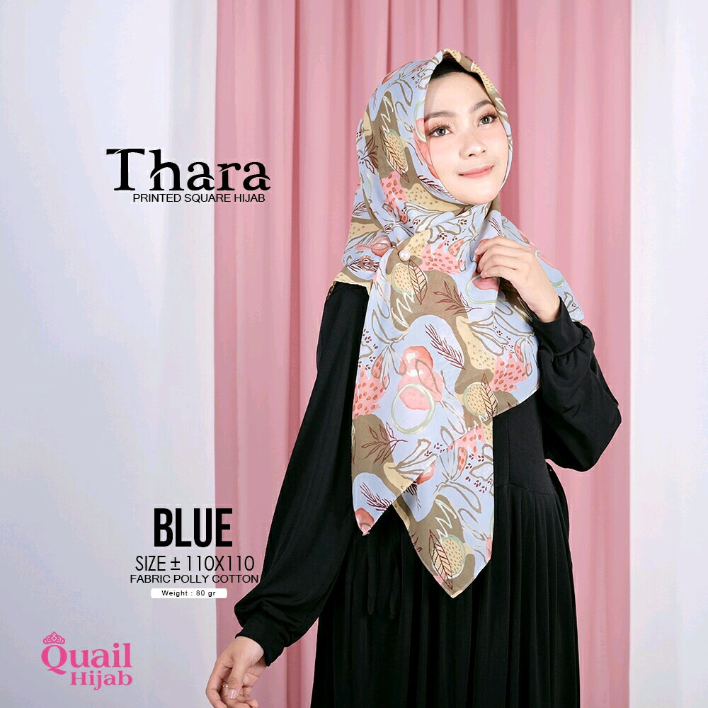 Thara Square jilbab segi empat Quail Hijab