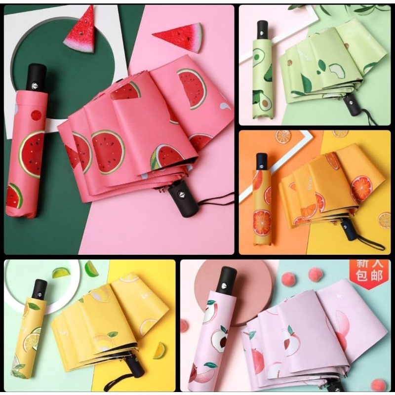 COD PAYUNG BUAH UV IMPOR BUKAAN KLIK OTOMATIS