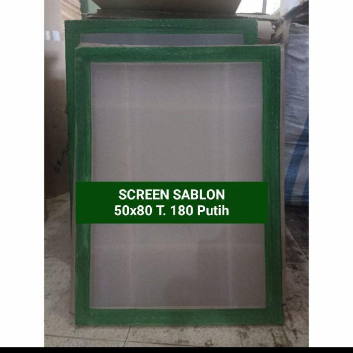 

SCREEN SABLON Uk. 50x80 T. 180 PUTIH