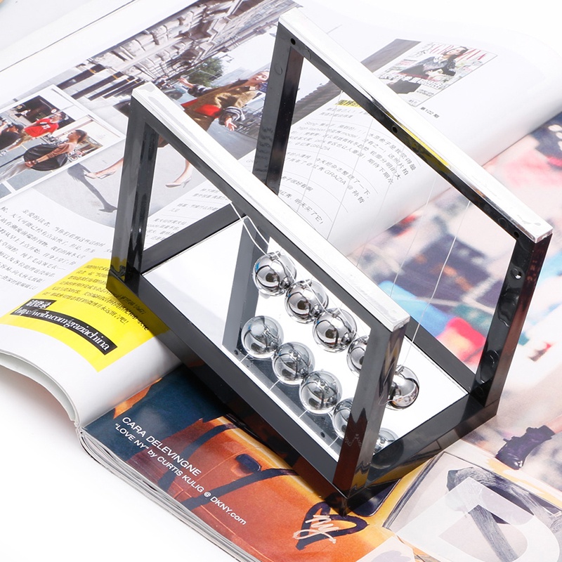 Mary Newtons Cradle Steel Balance Fun Decoration Hadiah Mainan Sains Fisika S Baru