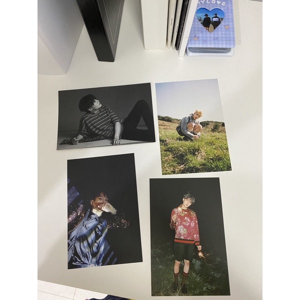 bts armypedia jin suga postcard offcial