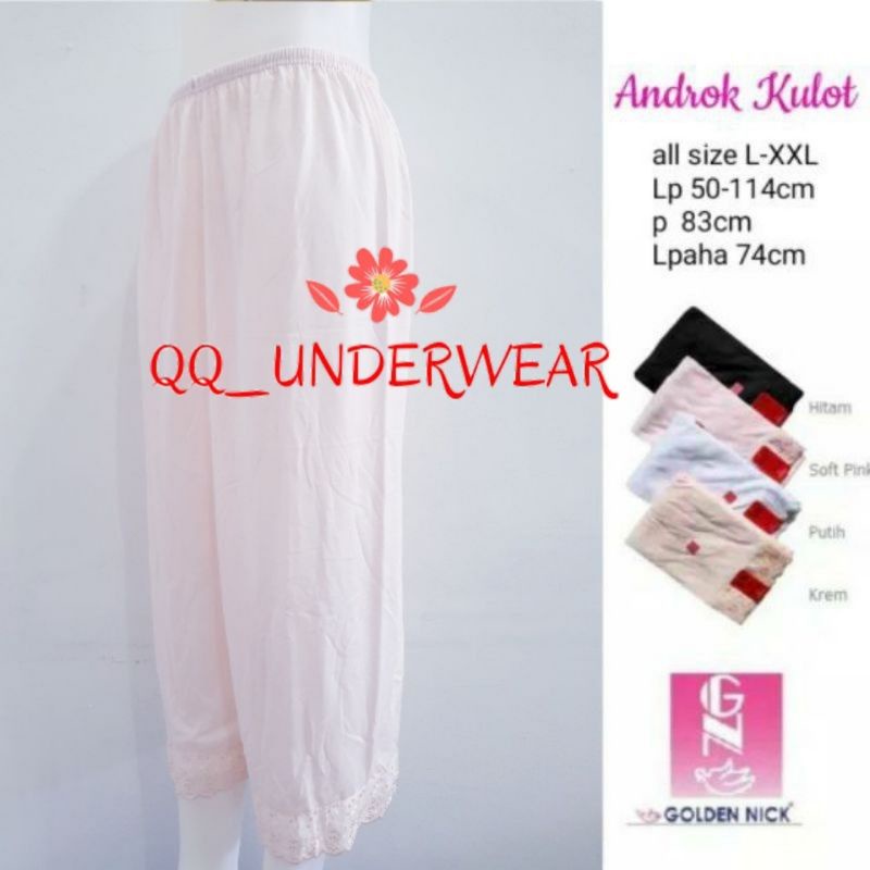 Dalaman Rok Celana Panjang Golden Nick