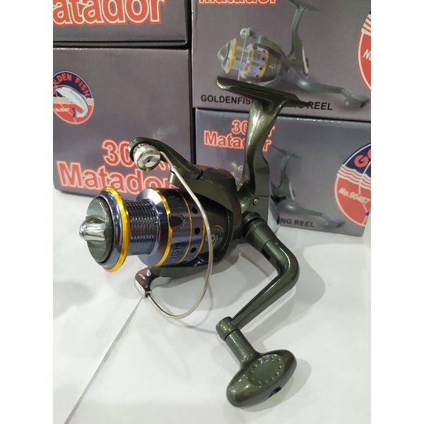 REEL SPINNING GOLDEN FISH MATADOR 303XT