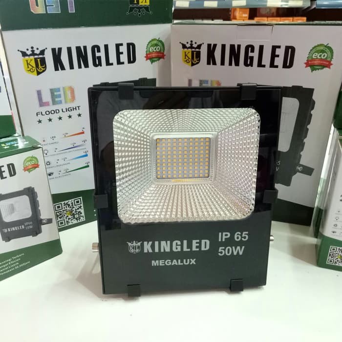 Lampu Sorot Led Kingled 50w 50 Watt Megalux Outdoor Luar IP66 Outdoor