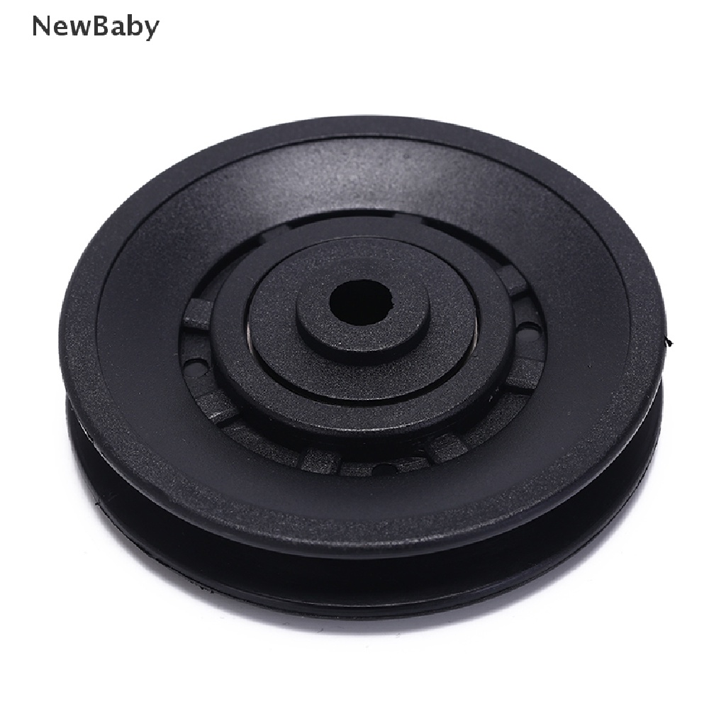 Newbaby 1pc Roda Katrol Diameter 90mm Warna Hitam Untuk Peralatan gym