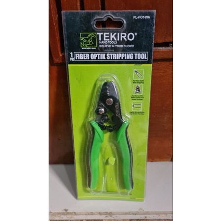 TEKIRO tang potong kabel fiber optik striping tool 6,5 inch