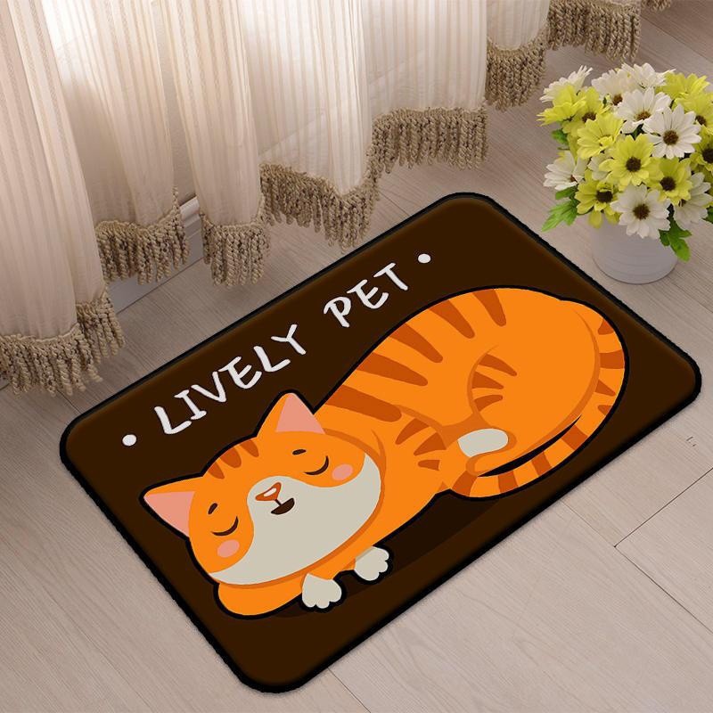 Mdnserbaserbi ~ KR038 Keset Kamar Mandi Anti Slip Lively Pet 40*60CM / Keset Kaki / Keset Dapur
