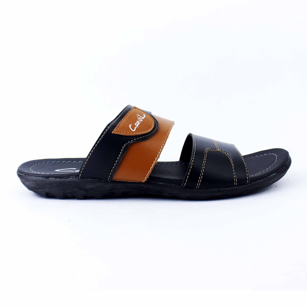 Sandal Selop Pria Kulit Termurah - Sandal Slop Pria Kualitas Premium CVL-11 HT