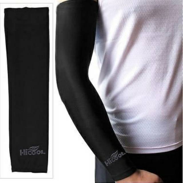 (MAINANKYU) Hi Cool Arm UV Protection Cover / Sarung Pelindung Lengan- Hitam