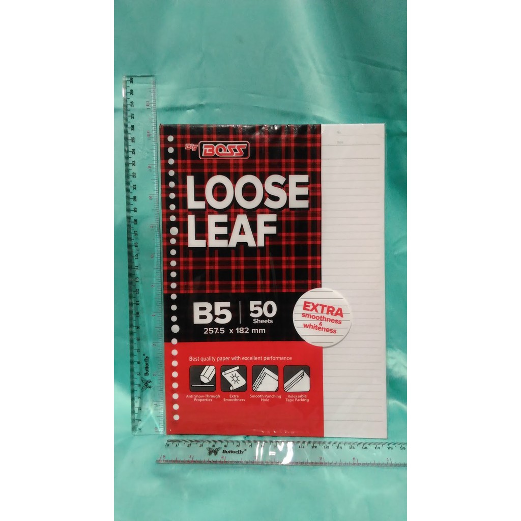 

Refil Isi Kertas Binder Besar Loose Leaf File B5 50 Bolong Campus Bagus Murah READY STOCK