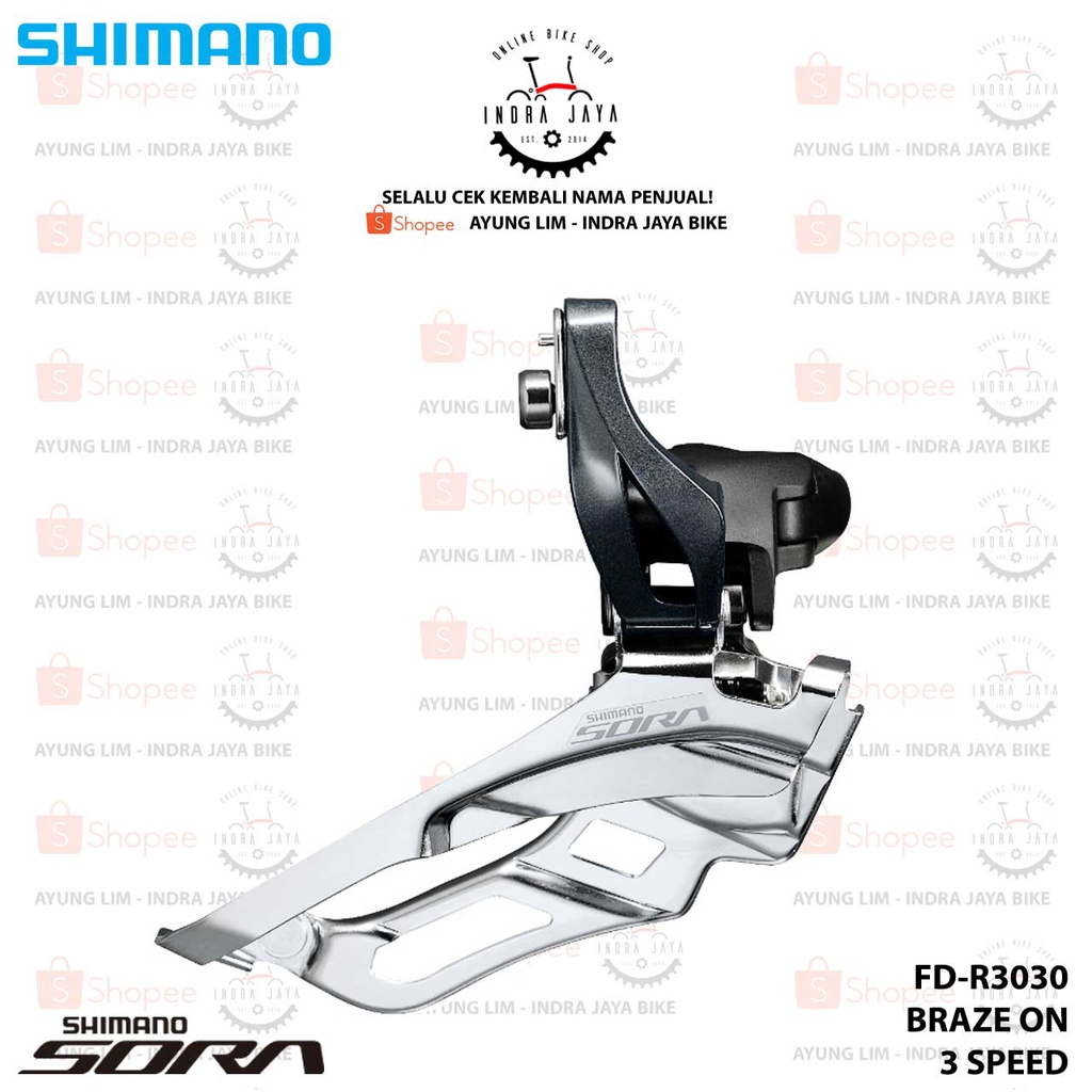 SORA Front Derailleur 3x9-speed - FD-R3030-F