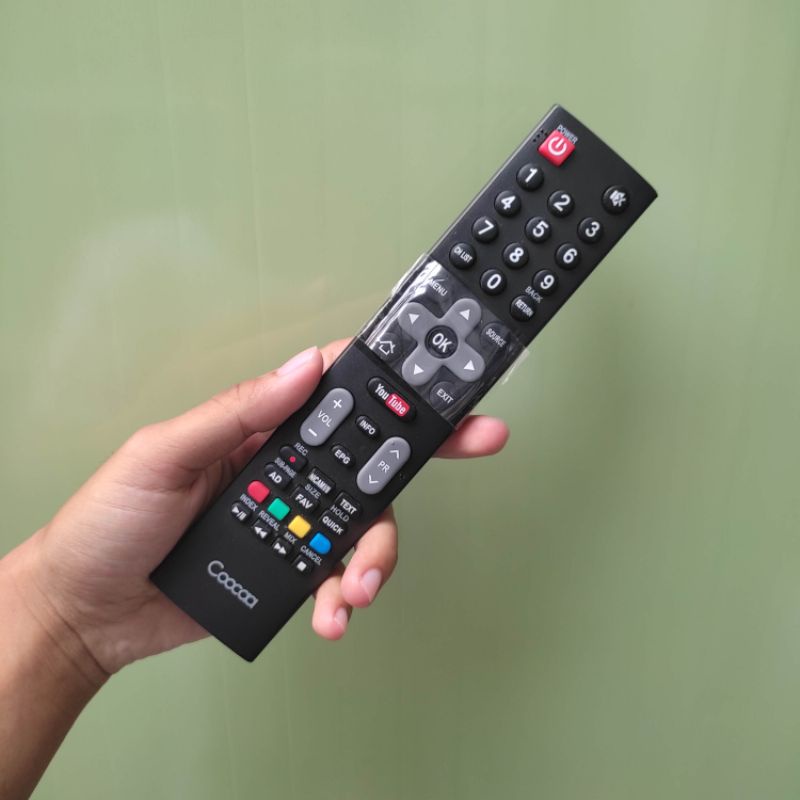 Remote TV COOCAA Original Smart TV Terbaru Dengan Youtube 100% Original - Remote TV COOCAA Original 