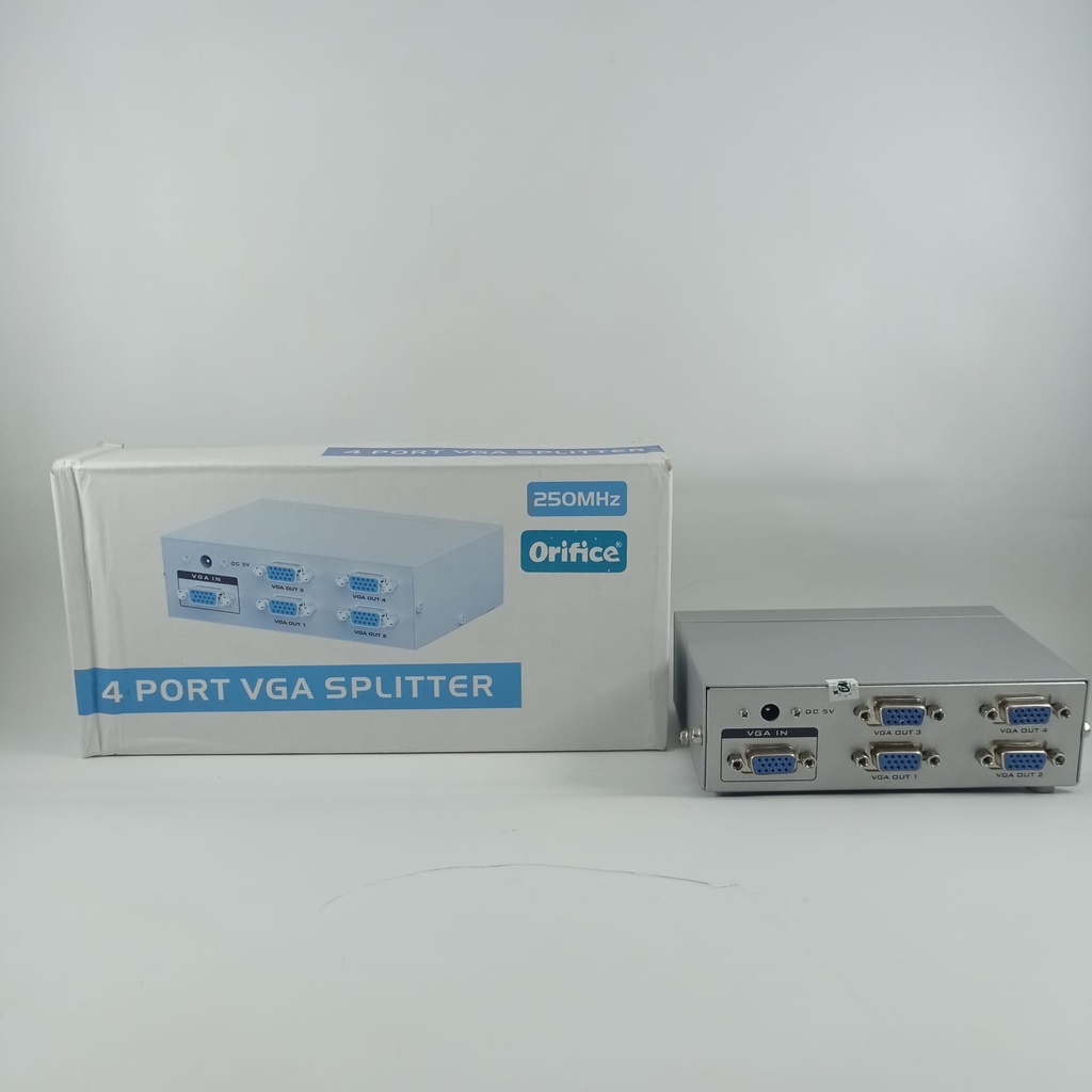 VGA SPLITTER 4 PORT 250mHz ORIFICE