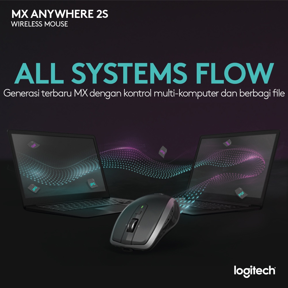 Logitech MX Anywhere 2S Mouse Wireless, Bluetooth, Rechargeable, Portable &amp; Multi-devices for Power User Windows, Mac, Chrome OS, Android &amp; iOS