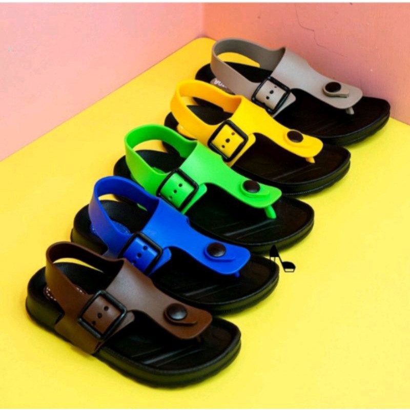 SANDAL ANAK LAKI-LAKI CASUAL KEREN KEKINIAN KARET