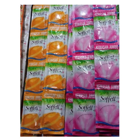 SOFFELL / SOFEL JUMBO / OBAT NYAMUK SACHET / 1 RENCENG ISI 12 PCS