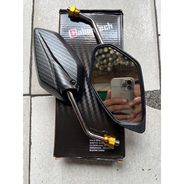 Spion/sepion nmax aerox mio jupiter z soul gt m3 carbon pendek croom dan two tone mx