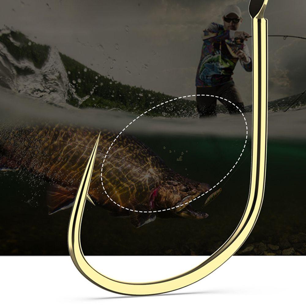 Preva 50pcs Fish Hook DIY Fishing Tackle Outdoor Jungkit Mulut