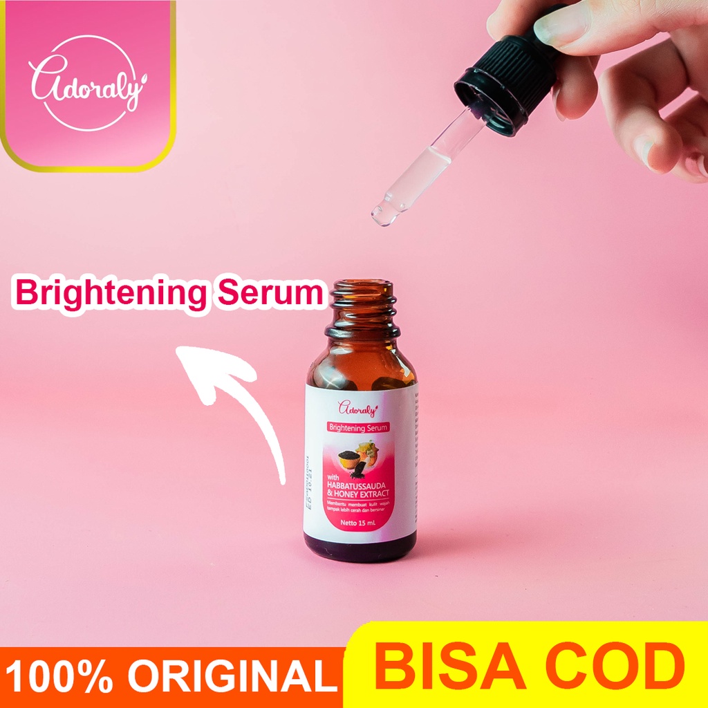 SERUM BY ADORALY SKINCARE -  Brightening Serum with Habbatussauda &amp; Honey Extract