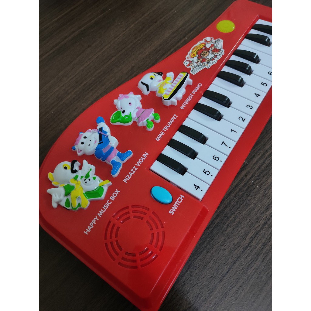 Mainan Anak Piano Organ Elektrik Lampu dan 18 Musik