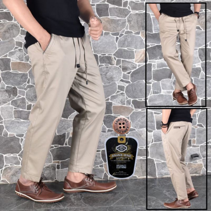 CELANA CHINO SIRWAL PRIA ORIGINAL ANWA ONE PREMIUM MURAH