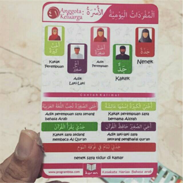 Flashcard Bahasa Arab Flashcard Bahasa Arab Bisa Koran Kosakata Harian Bahasa Arab Shopee Indonesia