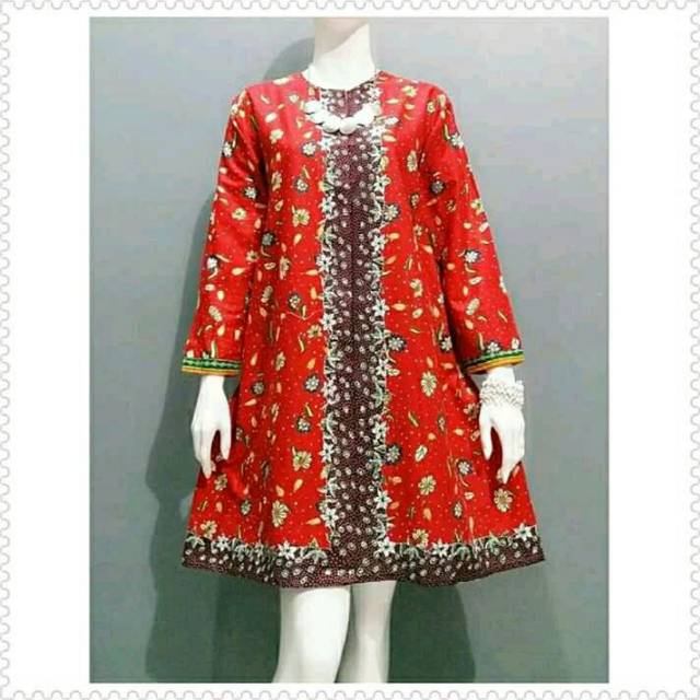 TUNIK BATIK MOTIF CANTIK BATIK HALUS PEKALONGAN