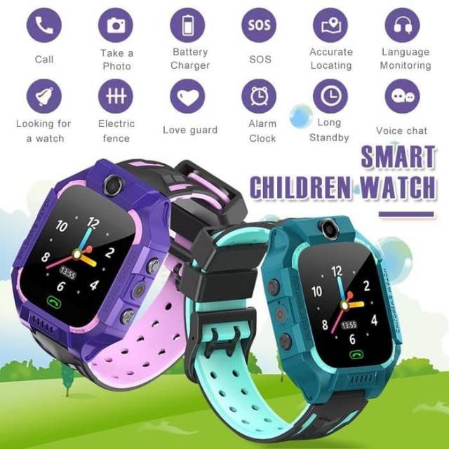 Jam tangan GPS anak New E12/ Smartwatch for kids