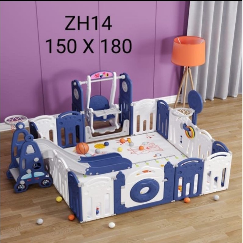 SET PLAYGROUND PAGAR DAN PROSOTAN ANAK SNI